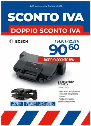BISTECCHIERA BOSCH TCG3323