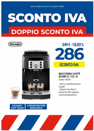 MACCHINA CAFFE DE LONGHI ECAM21.118.B