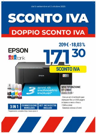 STAMPANTE EPSON MULTIFUNZIONE ET-2860