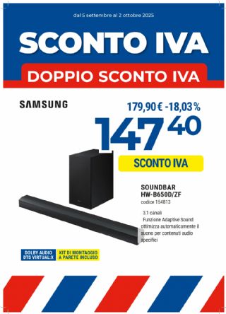 SAMSUNG SOUND BAR HW-B650D/ZF
