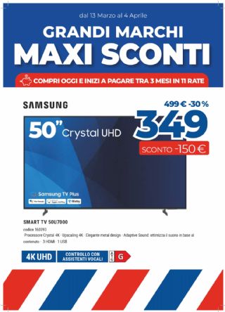 TV SAMSUNG 50U7000