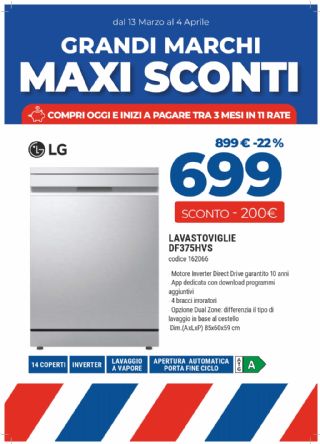 LAVASTOVIGLIE LG DF375HVS