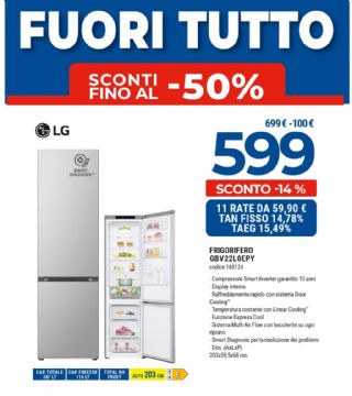 FRIGO LG GBV22L0EPY