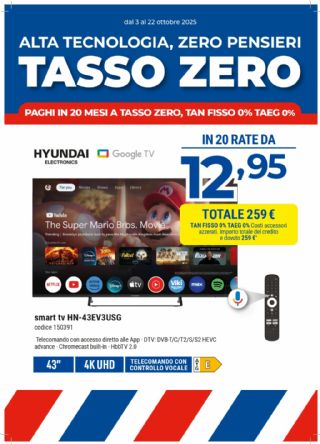 TV HYUNDAI HN-43EV3USG 43'' SMART TV UHD 4K