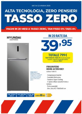 HYUNDAI FRIGO DOPPIA PORTA DDHN-641NV4XE1