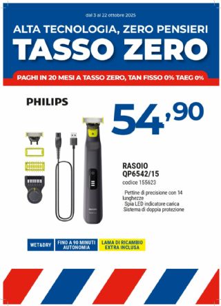 RASOIO PHILIPS QP6542/15