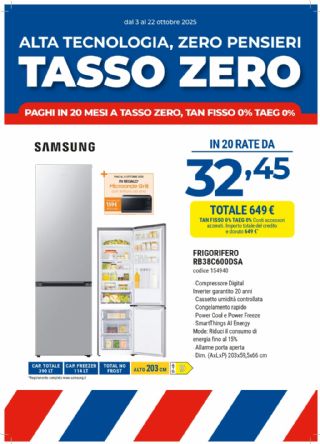 SAMSUNG RB38C600DSA FRIGORIFERO COMBINATO