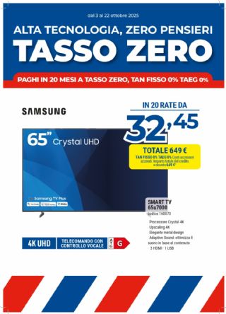 SAMSUNG 65U7000 65'' 4K