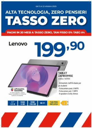 TABLET LENOVO ZAFR0399SE