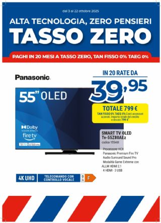 TV OLED PANASONIC TV-55Z80AEZ