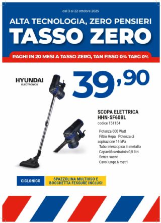 HYUNDAI SCOPA ELETTRICA HHN-SF60BL