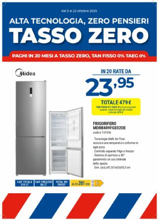 FRIGORIFERO MIDEA COMFEE MDRB489FGE020 2MT