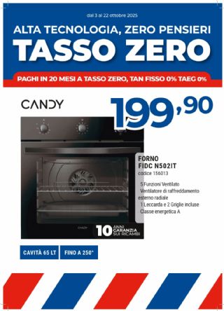 CANDY FORNO FIDC N502IT