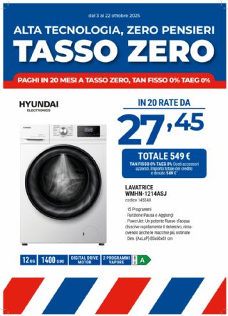 LAVATRICE HYUNDAI WMHN-1214ASJ 12KG