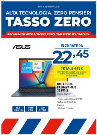 ASUS PC F1504VA-NJ2338W I3