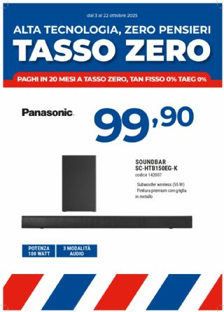 PANASONIC SOUNDBAR SC-HTB150EG-K