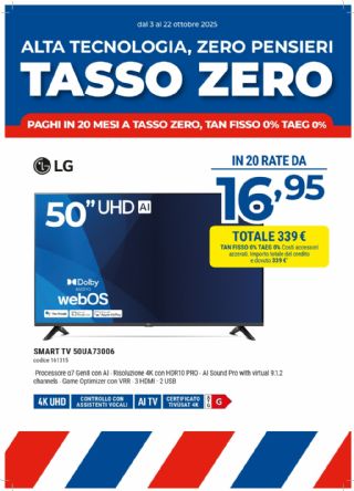 TV LG 50UA73006 50'' SMART TV