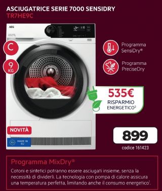 ASCIUGATRICE AEG TR7HE9C