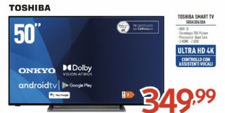 TOSHIBA 50UA3D63DA  50'' SMART TV ANDROID