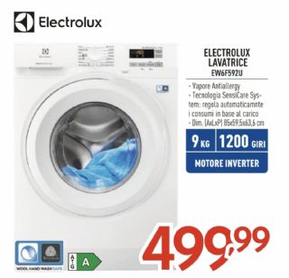 LAVATRICE ELECTROLUX EW6F592U 9KG