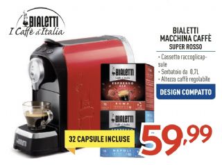 BIALETTI MACCHINA CAFFE SUPER ROSSO