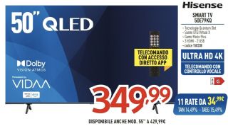 TV HISENSE 50E79KQ QLED 50''