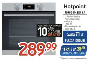 FORNO HOTPOINT-ARISTON 844 H IX HA 71LT