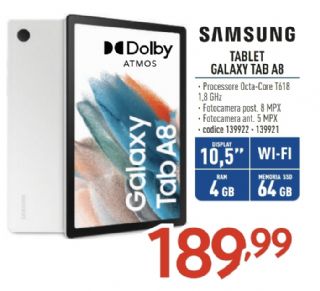 SAMSUNG GALAXY TAB A8