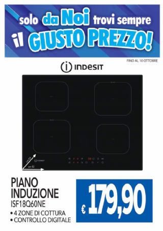 PIANCO COTTURA INDESIT ISF18Q60NE