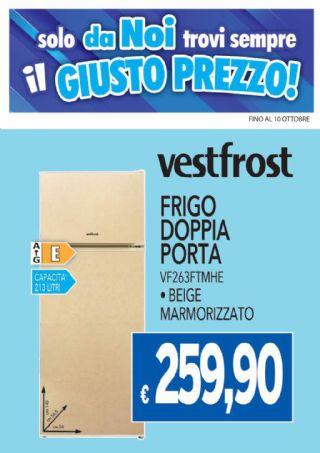 FRIGO VESTFROST VF263FTMHE