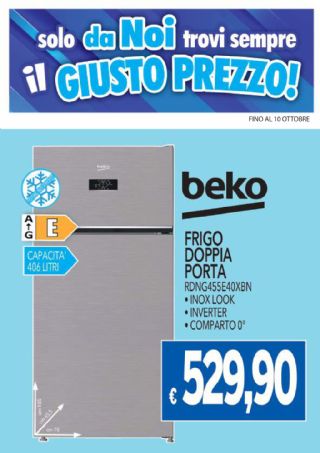 FRIGO BEKO RDNG455E40XBN INOX NO FROST