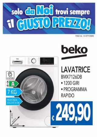 LAVATRICE BEKO BMX7126DB