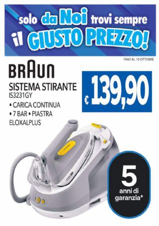 FERRO CALDAIA BRAUN IS3231GY
