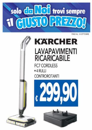 LAVAPAVIMENTI KARCHER FC7 CORDLESS