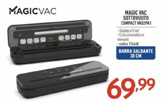 MACCHINA SOTTOVUOTO MAGIC VAC COMPACT VK02PK1