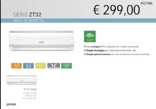 CLIMATIZZATORE ZEPHIR ZT32 9000 9000BTU