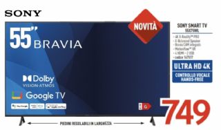 SONY 55X75WL 55'' SMART TV 4K