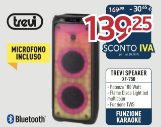 CASSA BLUETOOTH TREVI XF-750