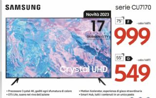 SAMSUNG CU7170 55'' UHD 4K  UE55CU7170UXZT
