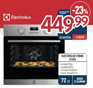 FORNO INCASSO ELECTROLUX EO300X 72L