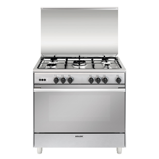 CUCINA GLEM GAS 90X60 UN965VI FORNO GAS VENTILATO