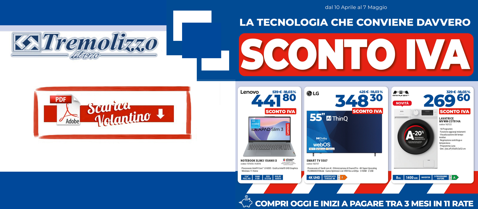 VOLANTINO SCONTO IVA 2026